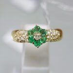 本日のおすすめは18金エメラルドの指輪です♪ 福岡の質屋ハルマチ原町質店
